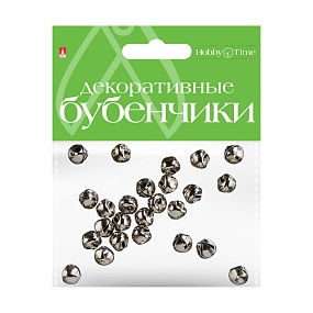 БУБЕНЧИКИ. НАБОР №1, СЕРЕБРЯНЫЕ,  ДИАМЕТР 8 ММ
Арт. 2-404/01