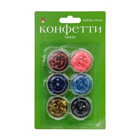 МИНИ-КОНФЕТТИ ДЛЯ ДЕКОРА "ЗВЕЗДОЧКИ" 4ММ, ( 6 ЦВЕТОВ )
Арт. 2-419/05