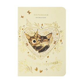 Тетрадь общая BrunoVisconti®
А6 (90 х 125 мм)
"КОТИКИ ПРИНОСЯТ СЧАСТЬЕ" 32 л., клетка
Арт. 7-32-1387/02