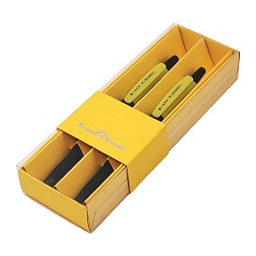 НАБОР ИЗ 2-Х РУЧЕК "HappyClick. Fresh & fruity. Ананас" ШАРИКОВАЯ 0.5 ММ, СИНЯЯ (желтый футляр)
Арт. 20-0241/4949