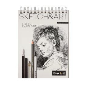 Sketchbook BrunoVisconti®
185х250  мм, 60  л., 125 г/кв.м, крафт-бумага
твердая обложка на гребне
"Sketch&Art"
Арт. 1-60-560/01