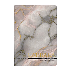 Тетрадь общая BrunoVisconti®
А5 (147 х 210 мм)
"CARRARA" мультиколор 60 л., клетка
Арт. 7-60-1384/19