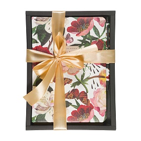 НАБОР ПОДАРОЧНЫЙ А5+  "Пионы" И МЕТАЛЛ. РУЧКА
Арт. 3-744/08-5