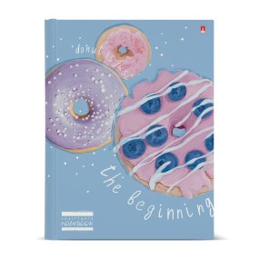 Тетрадь со сменным блоком Альт®
А5 (170 х 225 мм)
"DONUT" 80л., клетка
Арт. 7-80-081/18