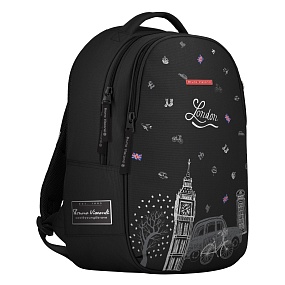 Рюкзак BrunoVisconti®
классический суперлегкий
черный с эргономичной спинкой
«РОМАНТИЧЕСКОЕ ПУТЕШЕСТВИЕ.ЛОНДОН»
Арт. 12-008-041/01