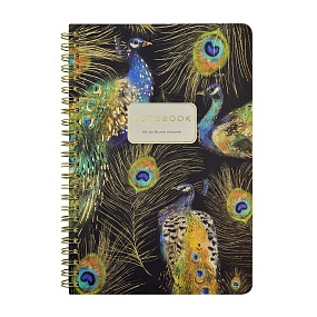 Тетрадь общая BrunoVisconti®
А5 (140 х 210 мм)
"FAUNA.ПАВЛИНЫ" 60 л., клетка
Арт. 7-60-201/37