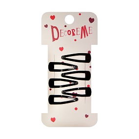 ЗАКОЛКА ДЛЯ ВОЛОС 3 СМ, 6 ШТ, ЧЕРНЫЕ 
Арт. 2-718/29