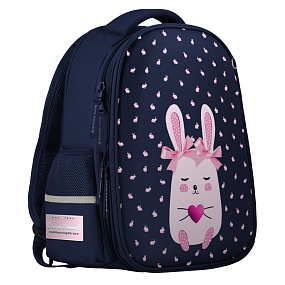 Рюкзак BrunoVisconti®
облегченная капсула
синий  с эргономичной спинкой
«КРОЛИК С СЕРДЕЧКОМ»
Арт. 12-001-060/02