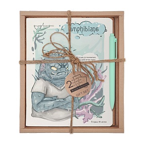 НАБОР ПОДАРОЧНЫЙ "КЛЁВЫЕ. С лампочкой" (ДВЕ ТЕТРАДИ И РУЧКА)
Арт. 7-48-1282-2/1