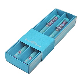 НАБОР ИЗ 2-Х РУЧЕК "HappyWrite. My Sweet. Mакаруны"ШАРИКОВАЯ 0.5 ММ, СИНЯЯ (голубой футляр)
Арт. 20-0215/5151