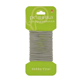 РЕЗИНКА ДЕКОРАТИВНАЯ КРУГЛАЯ, Ø 1 ММ, 6 М, СЕРАЯ
Арт. 2-154/40