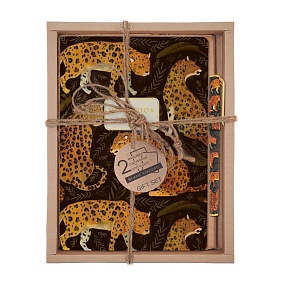 НАБОР ПОДАРОЧНЫЙ "FAUNA.Leopard" (ДВЕ ТЕТРАДИ BV И РУЧКА)
Арт. 7-40-001/229-3