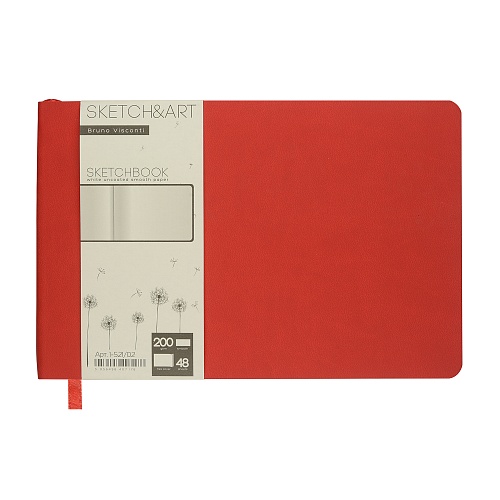 Sketchbook BrunoVisconti® красный
210х140  мм, 48  л., 200 г/кв.м, белая бумага
гибкая обложка
"Sketch&Art"
Арт. 1-521/02: фото #1