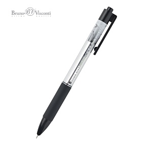 Ручка гелевая BrunoVisconti®
"FINECLICK" 
0.38 мм, черная
Арт. 20-0391/02