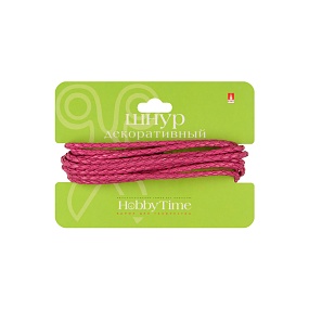 ШНУР ДЕКОРАТИВНЫЙ ИЗ ЭКОКОЖИ ПЛЕТЕНЫЙ КРУГЛЫЙ, Ø 3 ММ, 2 М, РОЗОВЫЙ
Арт. 2-154/72