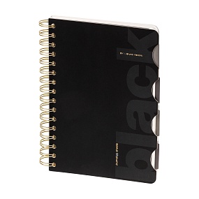 ЗАПИСНАЯ КНИЖКА "ART JOURNAL" А5,120 Л. НА ГРЕБНЕ, С РАЗДЕЛИТЕЛЯМИ "BLACK"
Арт. 3-737/18
