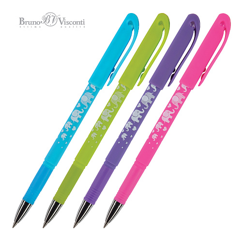 Ручкa BrunoVisconti
гелевая пиши-стирай, 0.5 мм, синяя
DeleteWrite «СЛОНИКИ»
Арт. 20-0201: фото #0