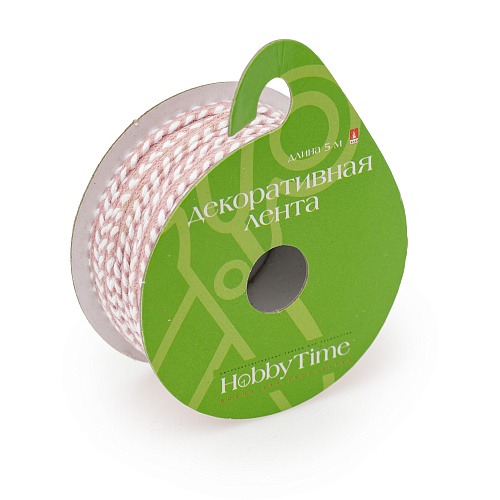 ШНУР ДЕКОРАТИВНЫЙ ИЗ ХЛОПКА, ДЛИНА 5 М., 6 ЦВЕТОВ 
Арт. 2-601/05: фото #3