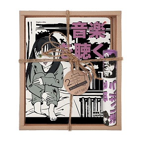Набор подарочный "MANGA ANIME.CITY. Listen to music" (две тетради и ручка в тубе)
Арт. 7-48-1245-3/1