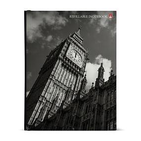 Тетрадь со сменным блоком Альт®
А5 (170 х 225 мм)
"ГОРОДА" 80л., клетка
Арт. 7-80-081/29