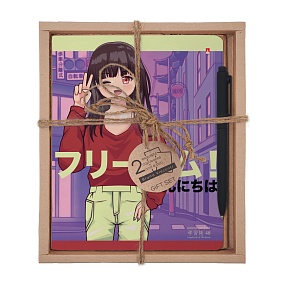 НАБОР ПОДАРОЧНЫЙ "ANIME.FREEDOM. Freedom" (ДВЕ ТЕТРАДИ И РУЧКА)
Арт. 7-48-1242-2/1