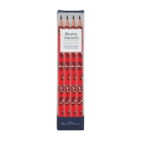 НАБОР ИЗ 4-Х КАРАНДАШЕЙ ЧЕРНОГРАФИТОВЫХ "HappyGraphix Jumbo. Fresh & fruity. Гранат" 4В, 3.5 MM
Арт. 21-0062/04-4