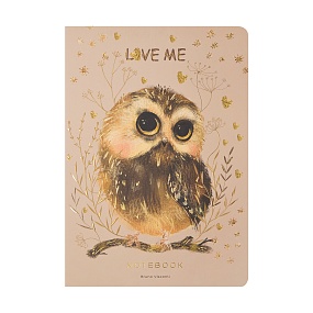 Тетрадь общая BrunoVisconti®
А5 (147 х 210 мм)
"LOVE ME.СОВЕНОК" 40 л., клетка
Арт. 7-40-001/207