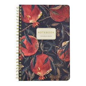 Тетрадь общая BrunoVisconti®
А5 (140 х 210 мм)
"FLORA.ГРАНАТ " 60 л., клетка
Арт. 7-60-201/27