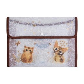 Папка-конверт на кнопке BrunoVisconti®
А4 (33 х 24 см)
"LOVE ME.КОТИКИ. СЧАСТЬЕ"
Арт. 14-030/17