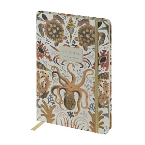 ЗАПИСНАЯ КНИЖКА "MEGAPOLIS JOURNAL" А5, 100 Л.  НА РЕЗИНКЕ, "FAUNA.DEEP SEA",  линейка
Арт. 3-479/10