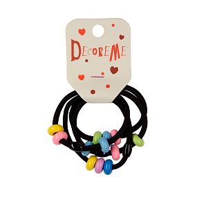 РЕЗИНКА ДЛЯ ВОЛОС 4 ШТ, 1 ВИД 
Арт. 2-712/269