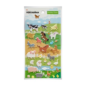 НАКЛЕЙКИ ОБЪЕМНЫЕ "ЖИВОТНЫЙ МИР-1" 8 ВИДОВ
Арт. 2-141/12