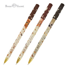 РУЧКА "LOVE ME. FRIENDS" ШАРИКОВАЯ 0.38 ММ, СИНЯЯ
Арт. 20-0215/74