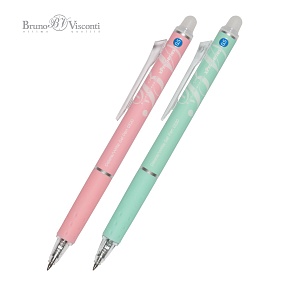 Ручка гелевая пиши-стирай автоматическая BrunoVisconti®
0.5 мм, синий
DeleteClick Zefir
Арт. 20-0320/51