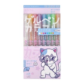 Набор BrunoVisconti®
из 8-ми гелевых ручек
1 мм, ассорти
UniWrite "GLITTER. KAWAII ANIMALS" С БЛЁСТКАМИ
Арт. 20-0368