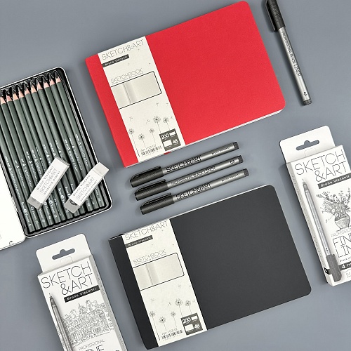 Sketchbook BrunoVisconti® красный
210х140  мм, 48  л., 200 г/кв.м, белая бумага
гибкая обложка
"Sketch&Art"
Арт. 1-521/02: фото #14