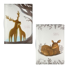 Папка-файл с пластиковым клипом BrunoVisconti®
А4 (24,5  х 35,5 см)
"FOREST DREAM"
Арт. 14-040/04
обложка в ассортименте