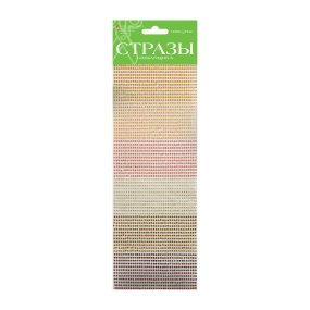 НАБОР САМОКЛЕЯЩИХСЯ СТРАЗ №3 "ГАММА", 2 ММ, 4 ЦВ.
Арт. 2-123/03