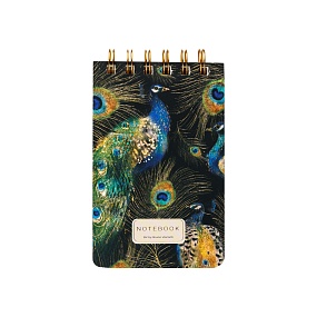 БЛОКНОТ НА ГРЕБНЕ «CUTE JOURNAL» A6-, BV, 100 Л. "FAUNA.ПАВЛИНЫ" ЛИНЕЙКА
Арт. 3-100-005/12