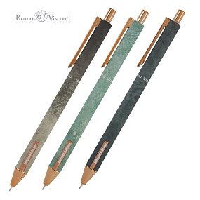 Ручка шариковая автоматическая BrunoVisconti®
"STONE" 
0.5 мм 
Арт. 20-0374/06