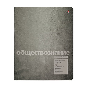 Тетрадь тематическая Альт®
А5 (165 х 203 мм)
"STONE COLOR" обществознание 48 л., клетка
Арт. 7-48-1358/12
