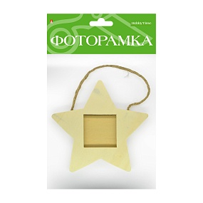 ФОТОРАМКА "ЗВЕЗДА" 13 Х 13 Х 0,3 СМ
Арт. 2-313/03