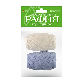 РАФИЯ БУМАЖНАЯ ДЕКОРАТИВНАЯ, 
ДЛИНА 10М, 2 ЦВЕТА, КОМБИНАЦИЯ 6
Арт. 2-766/06