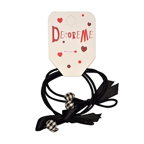 РЕЗИНКА ДЛЯ ВОЛОС "ПУГОВКИ И БАНТИКИ" 2 ШТ, 2 ЦВЕТА 
Арт. 2-712/178