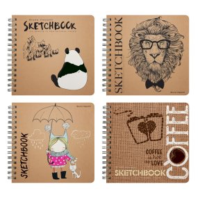 SKETCHBOOK BrunoVisconti®
200х205  мм, 120 л.
Крафт 70 г, на гребне
Арт. 1-551/02
обложка в ассортименте