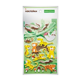 НАКЛЕЙКИ ОБЪЕМНЫЕ "ЖИВОТНЫЕ" 10 ВИДОВ
Арт. 2-141/06