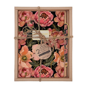 НАБОР ПОДАРОЧНЫЙ "FLORA.Pink Blossom" (ДВЕ ТЕТРАДИ BV И РУЧКА)
Арт. 7-40-001/212-3