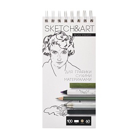 Sketchbook BrunoVisconti®
105х220  мм, 60  л., 100 г/кв.м, пухлая бумага
твердая обложка на гребне
"Sketch&Art"
Арт. 1-60-564/03