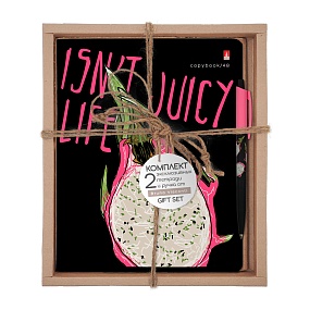 НАБОР ПОДАРОЧНЫЙ "JUICY LIFE. Питахайя" (ДВЕ ТЕТРАДИ И РУЧКА)
Арт. 7-48-1131-2/4