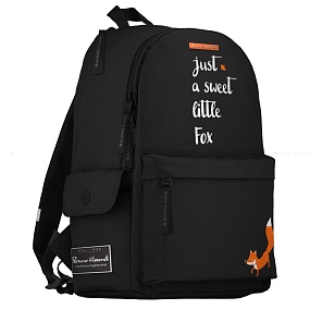 Рюкзак BrunoVisconti®
молодежный
черный 
«ЛИСИЙ ХВОСТ»
Арт. 12-003-083/01